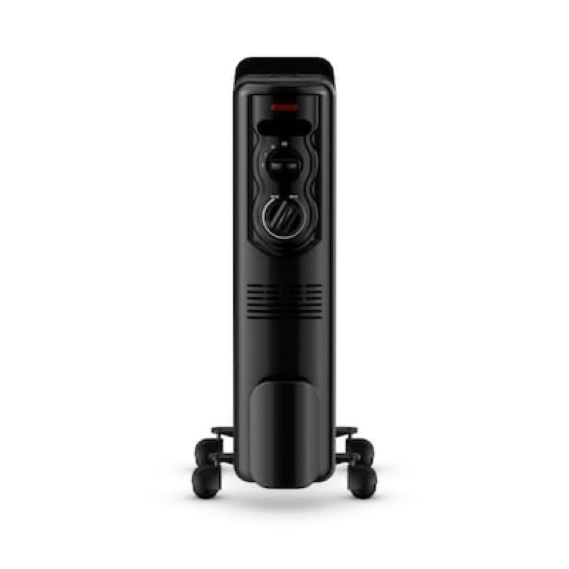 Utilitech 1500 -Watt Oil-filled radiant Utility Indoor Electric Space Heater with Thermostat