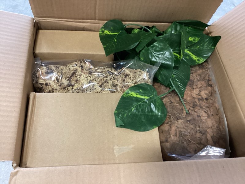 Condition photo showing New/Like New for Boa Constrictor Snake Habitat 10 Gallon Terrarium Snake Starter Kit XYZReptiles