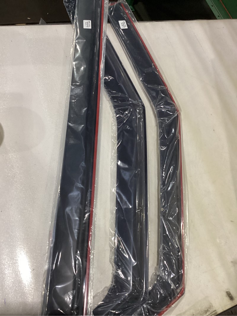 Condition photo showing As Is for 4 Pieces in-Channel Extra Durable Rain Guards Fit for 2022-2026 Kia Carnival,Window Deflectors,Window Visors (Smoke Black)