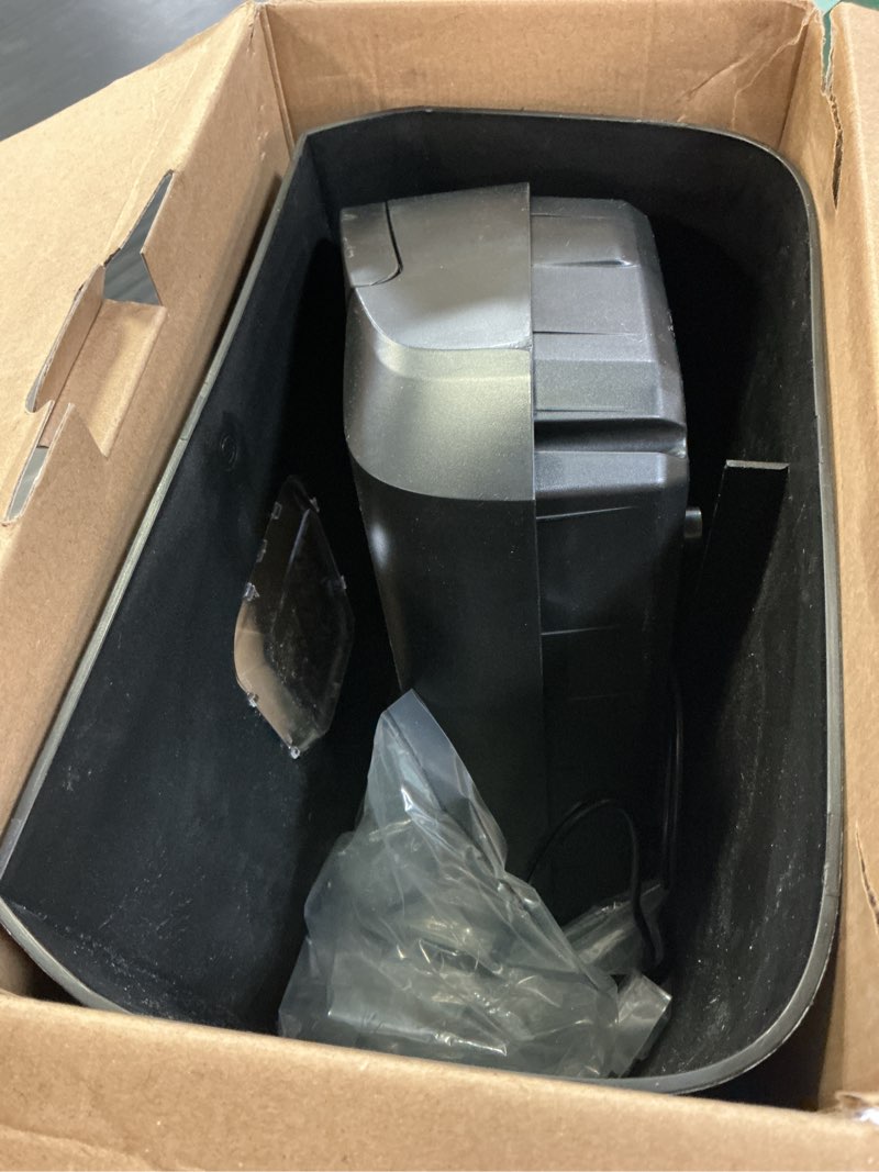 Condition photo showing As Is for pen+gear 6-sheet micro-cut paper/credit card shredder with 3.4 gallon bin  black home and office use