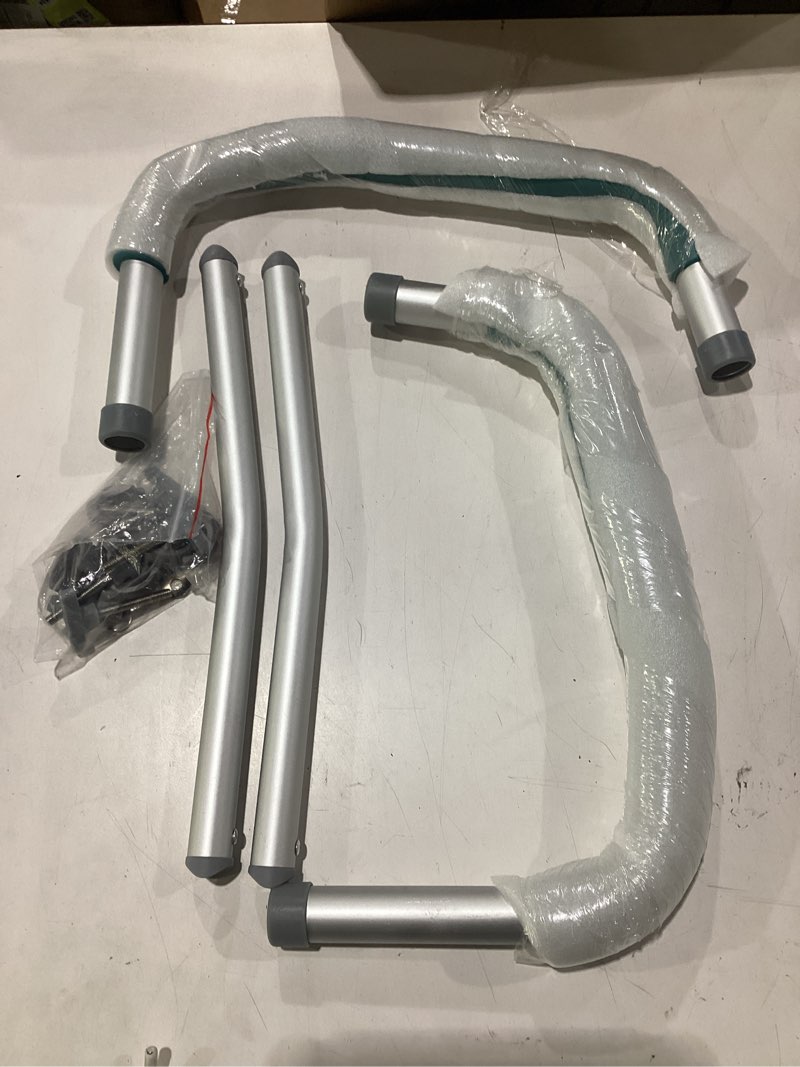 Condition photo showing Good Condition for pelegon raised toilet seat with handles (400lb) - adjustable height & width toilet chair with arms, toilet riser with handles, toilet chair over toilet, handicap toilet seat for elderly (teal)