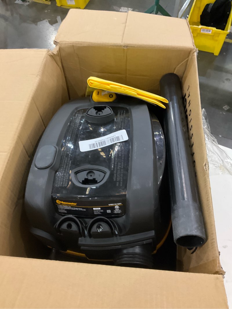 Condition photo showing As Is for Vacmaster Professional Beast Series VFB511H 0201 5-Gallon 5.5 Peak HP Wet/Dry Vac, Black Upgraded 5 Gal