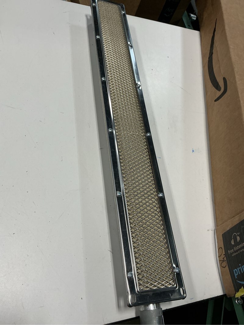 Condition photo showing Good Condition for bbq infrared burner stainless steel ceramics gas burner infrared ceramic burner (square 27.3x3.7inch)