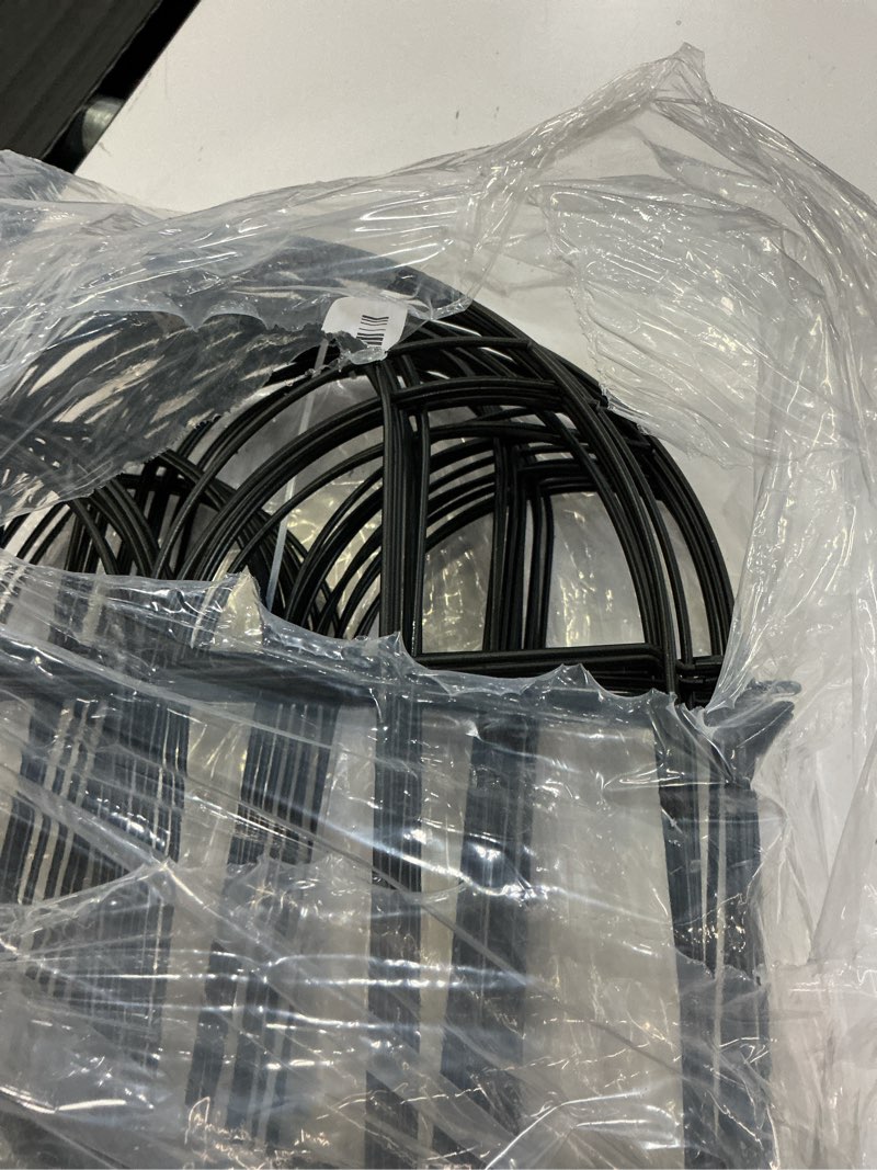 Condition photo showing Good Condition for 19 pack garden fence panels - 20.58ft x 17in (h) garden fence animal barrier metal fencing for yard decorative garden border edging for dogs no dig dog fence for outdoor decor flower bed 19 panels - 17 in(h) x 20.58 ft(l)