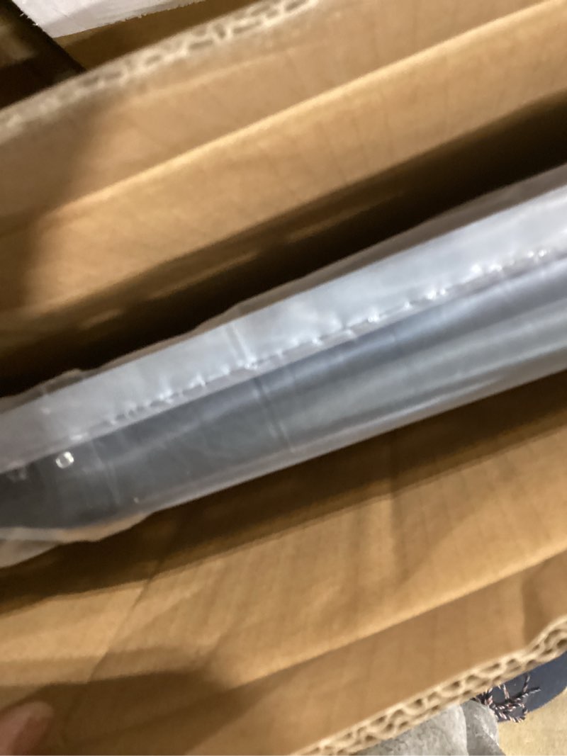 Condition photo showing New/Like New for Babelio Baby Gate for Stairs, Kitchen & Doorways, No Bottom Bar| One-Handed Operation| Auto-Close| Hardware Mount (Drill Needed) Safety Dog/Pet Gate (Black - B17, 26-43" W, 28" H)