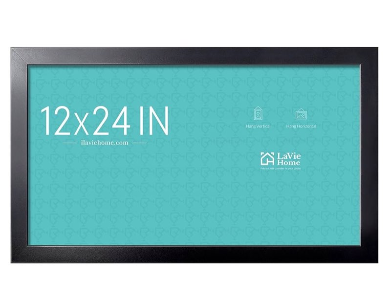  LaVie Home 12x24 Black Picture Frames 1 Pack L315-BLK-12x24-1P-8725