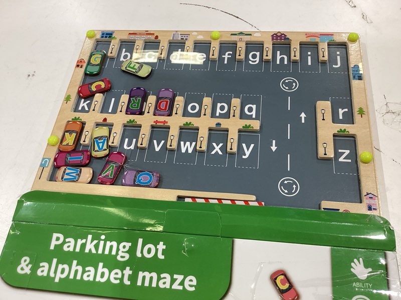 Condition photo showing Good Condition for scuwtocn wooden magnetic alphabet maze letter puzzle, montessori fine motor skills toys for boys girls 3 4 5 years old, abc learning toys for kids age 3+, christmas, birthday present
