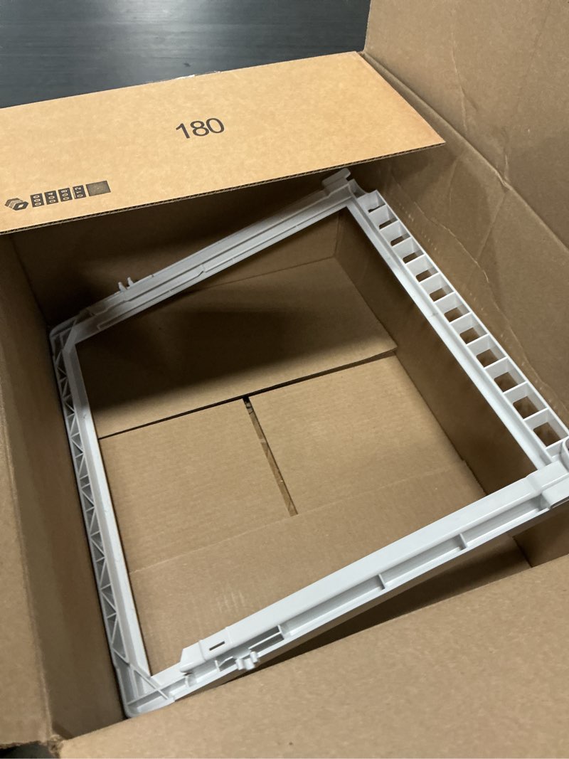 Condition photo showing Good Condition for 240599803 refrigerator shelf frame, crisper pan cover compatible with frigidaire refrigerator shelf frame replacement without glass 16.5" x 15-5/8"