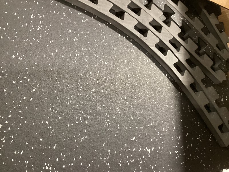 Condition photo showing Good Condition for prosourcefit rubber top exercise puzzle mat 3/4-inch, 24 sqft, 6 tiles, eva foam interlocking tiles 