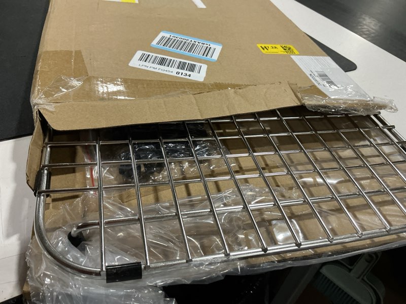Condition photo showing Good Condition for serene valley sink bottom grid 25-1/8" x 12-7/8", centered drain with corner radius 1-1/2", sink grid stainless steel ndg2513c