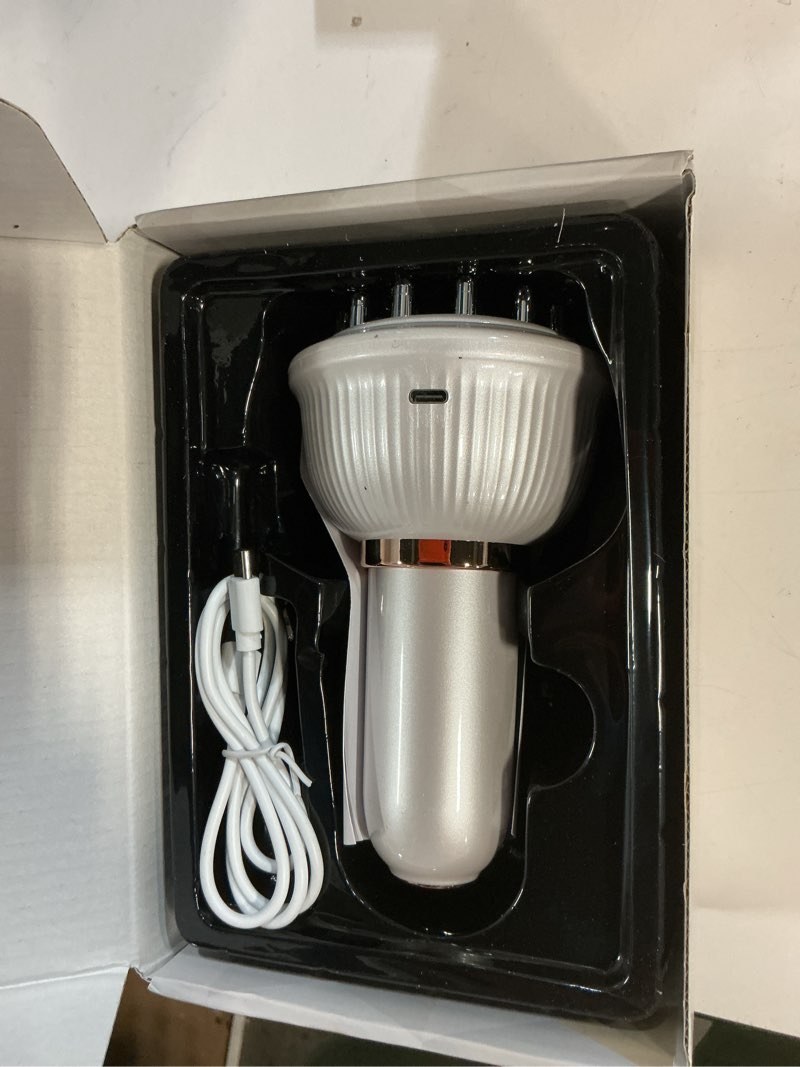 Condition photo showing Good Condition for Lymphatic Drainage Massager, Anti Cellulite Massage Tool, Body Sculpting Machine with Red Light Therapy, Heating, Vibration for Stretch Marks & Cellulite, Gift for Women & Men, White Milky White