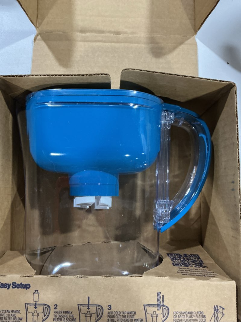 Condition photo showing Good Condition for brita metro water filter pitcher with smartlight change indicator, bpa-free, replaces 1,800 plastic water bottles a year, lasts two months, includes 1 filter, small - 6-cup capacity, turquoise original turquoise