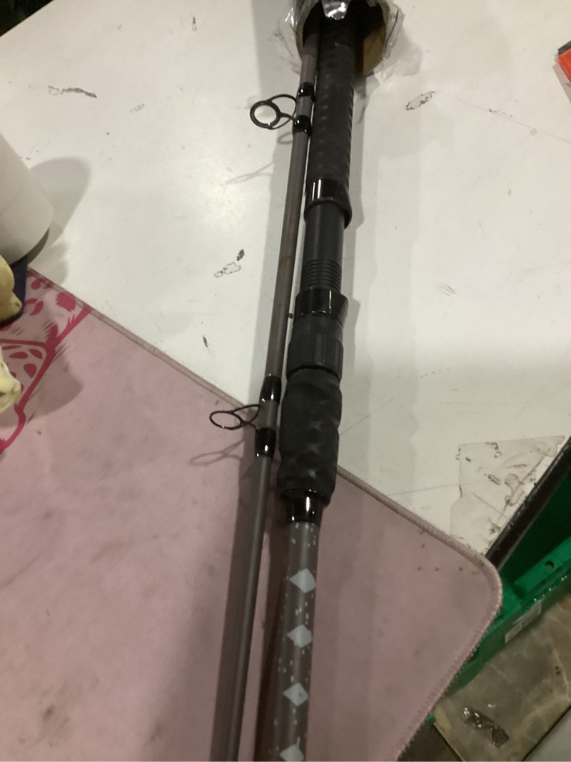 Condition photo showing Good Condition for kastking kong saltwater & freshwater fishing rod, powerful, lightweight s-curve graphite rod blanks, nano resin technology, stainless-steel double-foot guides w/titanium oxide rings, non-slip handles