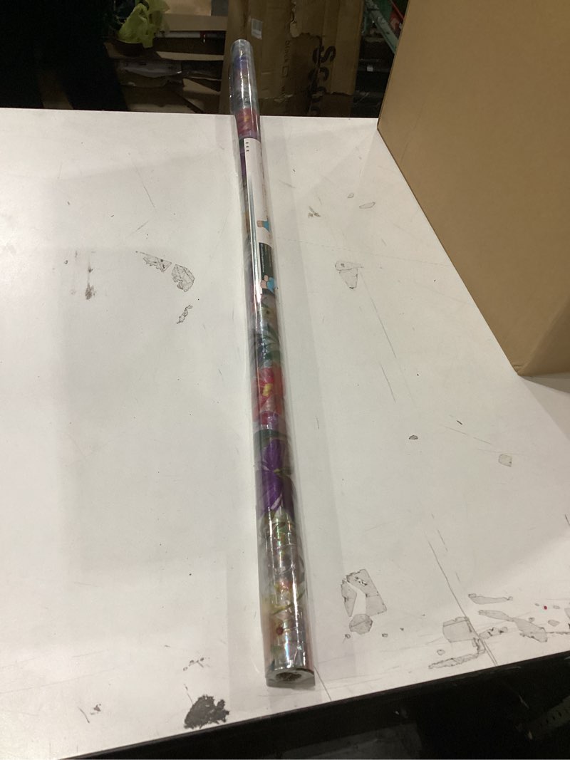 Condition photo showing New/Like New for Coavas Window Privacy Film, Stained Glass Window Film Decorative, Rainbow Static Cling Windows Coverings Film, Floral Non-Adhesive Sun Blocking Decals for Home Bathroom Door, Daisy, 35.4" x 78.7" 35.4 x 78.7 Inch Multicolor