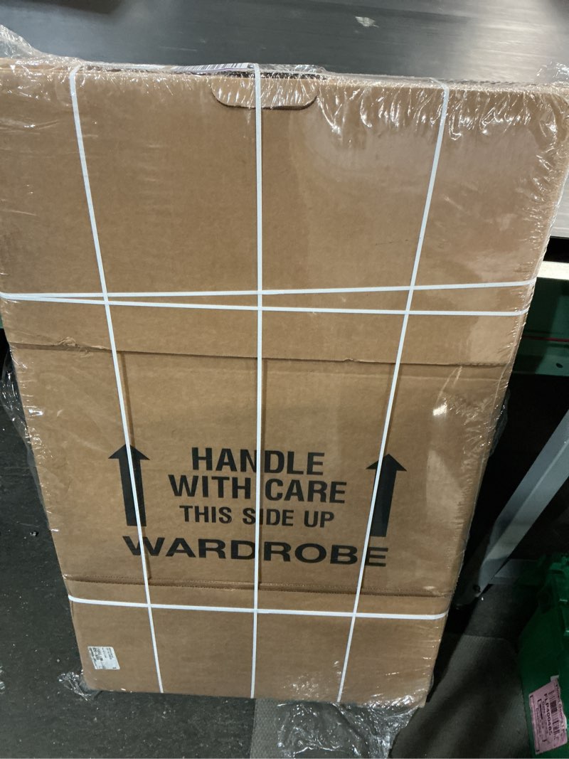 Condition photo showing New/Like New for amazon basics wardrobe clothing moving boxes with bar - 24" x 24" x 40", 3-pack, brown brown 24" x 24" x 40"/3-pack