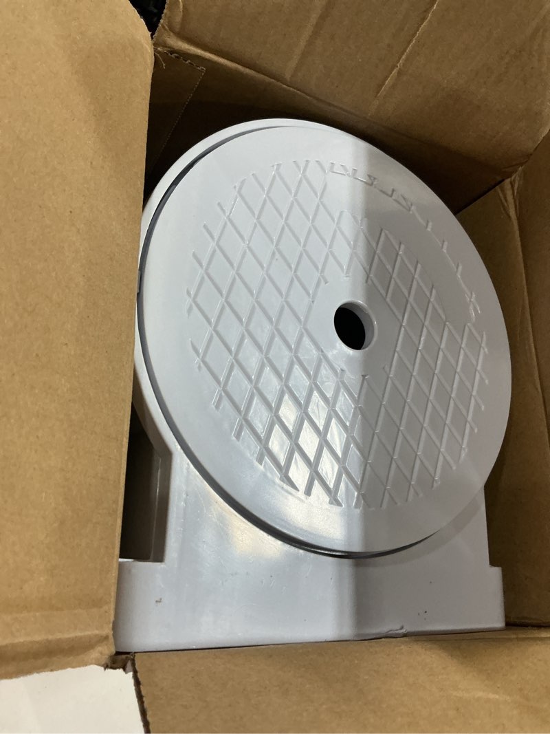 Condition photo showing As Is for tongass (complete set universal fit above ground pool skimmers (white) pool skimmer accessory kit abs plastic thru-wall skimmer with accessories opening width 6" fits all standard pools wall cutouts