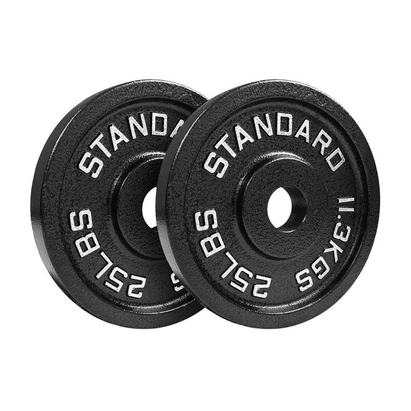 Steel Olympic Plates - 25lb Pair