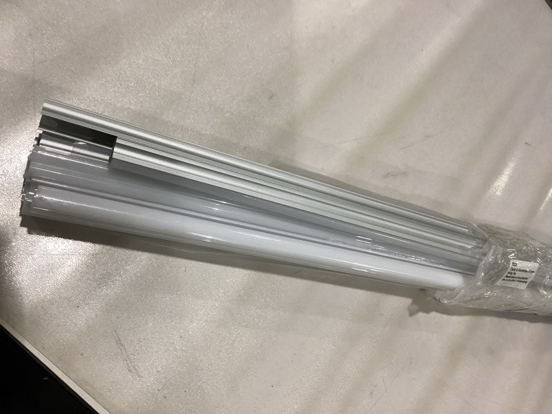 Condition photo showing New/Like New for Muzata 10Pack 3.3FT/1M Excellent Spotless LED Channel with Thicker Milky White Cover No Hot Spots Sliver Deeper LED Strip Diffuser Channel U108 WW 1M