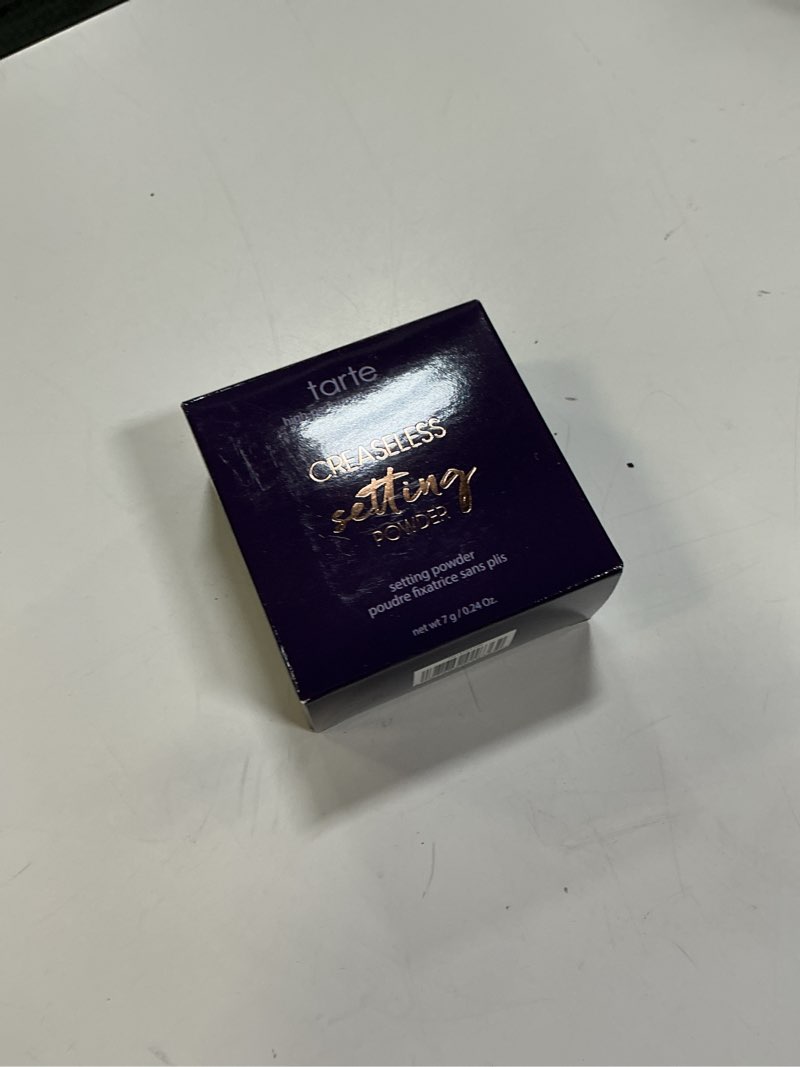Condition photo showing New/Like New for tarte creaseless setting powder – Loose Face Powder, Lightweight Oil-Absorbing Formula for Longwear Finish, Vegan & Cruelty Free pink (fair to tan skin tones) Full Size