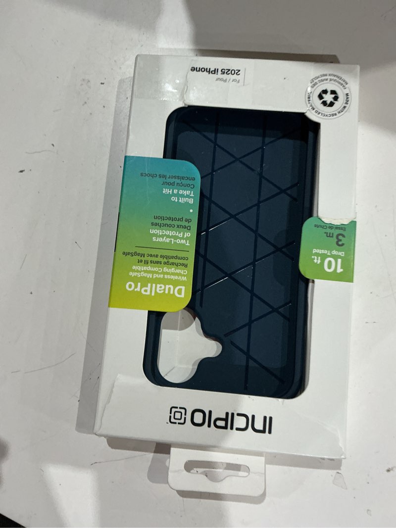 Condition photo showing Good Condition for incipio - dualpro iphone 17, 10ft drop tested, ultra durable & shock absorbing, scratch resistant & slim profile (black) black iphone 17