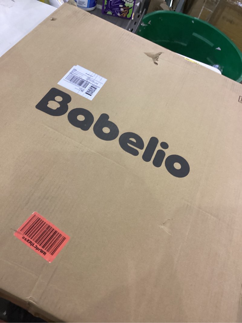 Condition photo showing New/Like New for Babelio Baby Gate for Stairs, Kitchen & Doorways, 26-43" W 28" H No Bottom Bar| Easy Installation| One-Handed Operation| Auto-Close| Hardware Mount (Drill Needed) Safety Dog/Pet Gate Indoor (White)