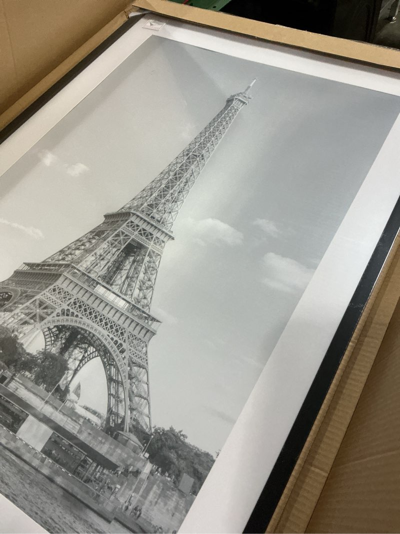 Condition photo showing New/Like New for upsimples 24x36 poster frame, display pictures 20x30 with mat or 24 x 36 without, wall hanging picture frames, black, 1 pack black 24x36