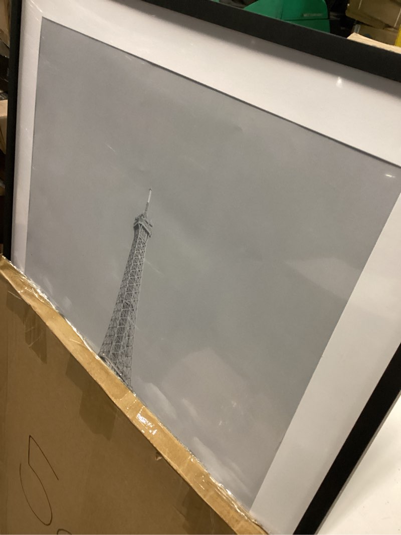Condition photo showing New/Like New for upsimples 24x32 Poster Frame, Display Pictures 20x28 with Mat or 24 x 32 Without, Wall Hanging Picture Frames, Black, 1 Pack Black 24x32