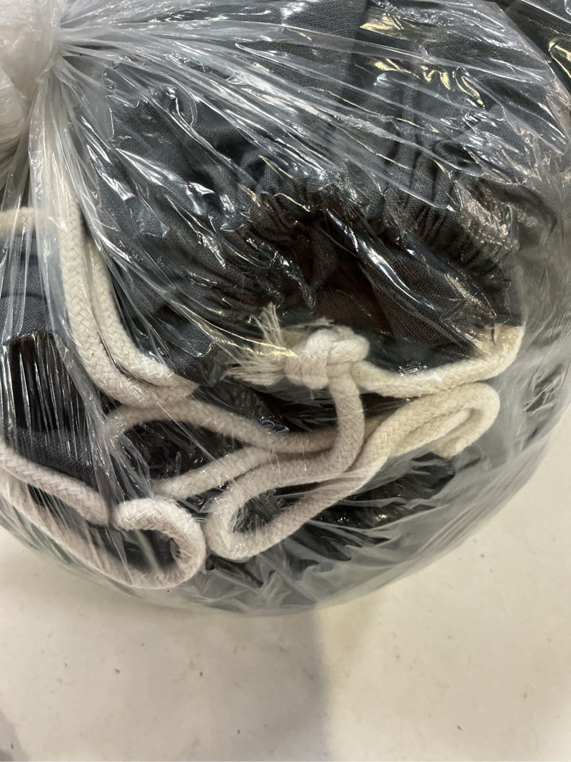 Condition photo showing Good Condition for european linen double flange deluxe bedding bundle, full, charcoal