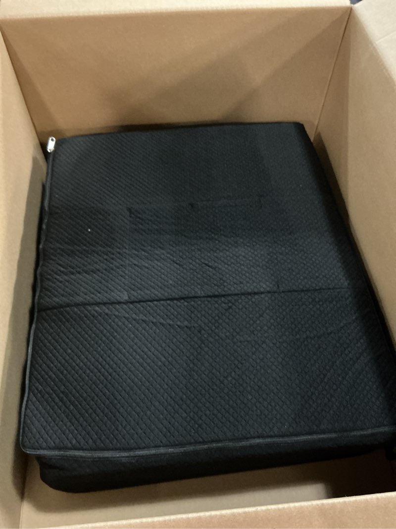 Condition photo showing Good Condition for 19''x16''x6.3'' Memory Foam Chair Seat Cushion for Elderly for Recliner, Couch, Two Layers of Composite Memory Foam with Different Hardness, for Tailbone Pain & Pressure Relief-Black