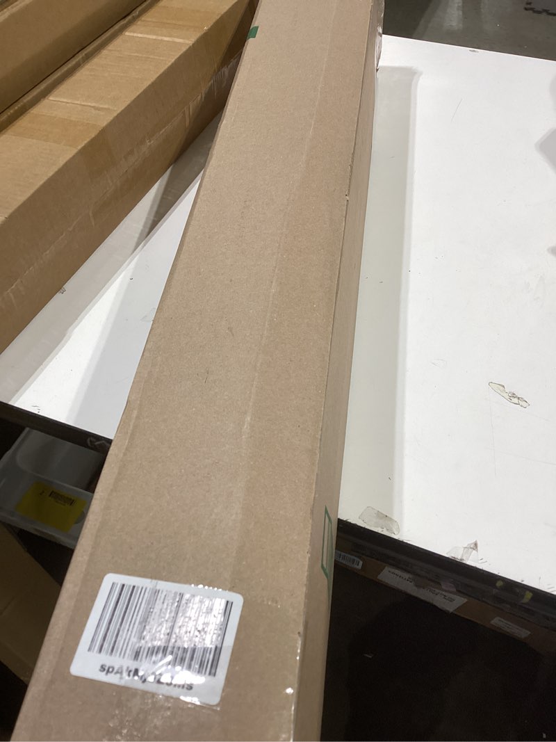 Condition photo showing As Is for 10 pcs 20-1/2'' ceiling fan blades for 52" clear acrylic ceiling fan blades replacement universal substitution for indoor outdoor replacement use (pointed head) 52 inch pointed head 10