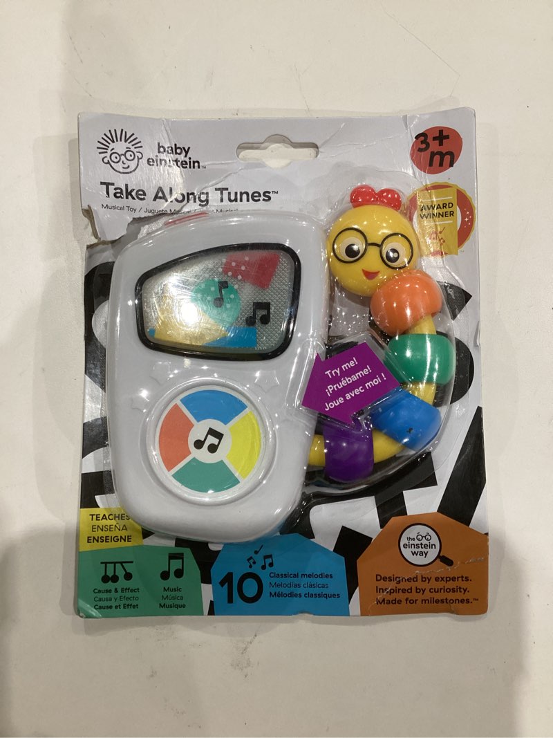 Condition photo showing New/Like New for Baby Einstein Take Along Tunes Musical Toy, Ages 3 Months + Red