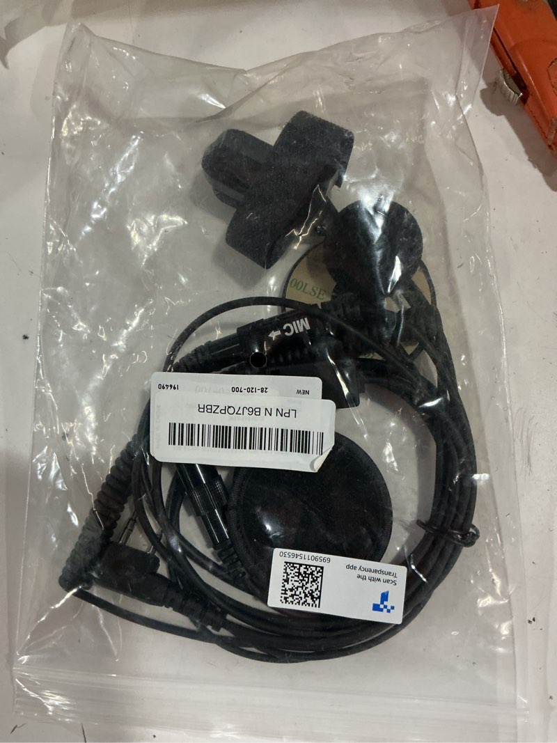 Condition photo showing Good Condition for BAOFENG Helmet Kit 2 PIN Full Face Motorcycle Headset Earpiece Mic Ken Wood/WOU Xun/Pu Xing/Lin ton Two Way Radio Walkie Talkie, Black