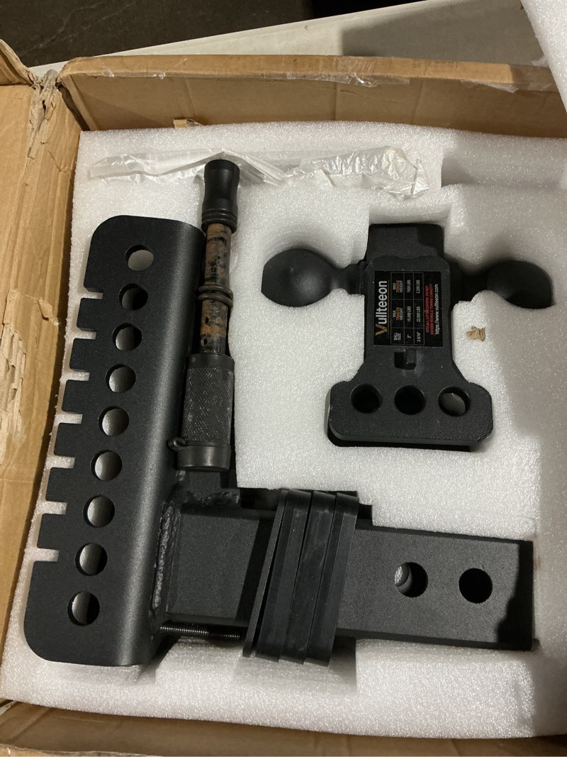 Condition photo showing As Is for drop hitch for 2.5 inch receier hitches with anti-i tel pin