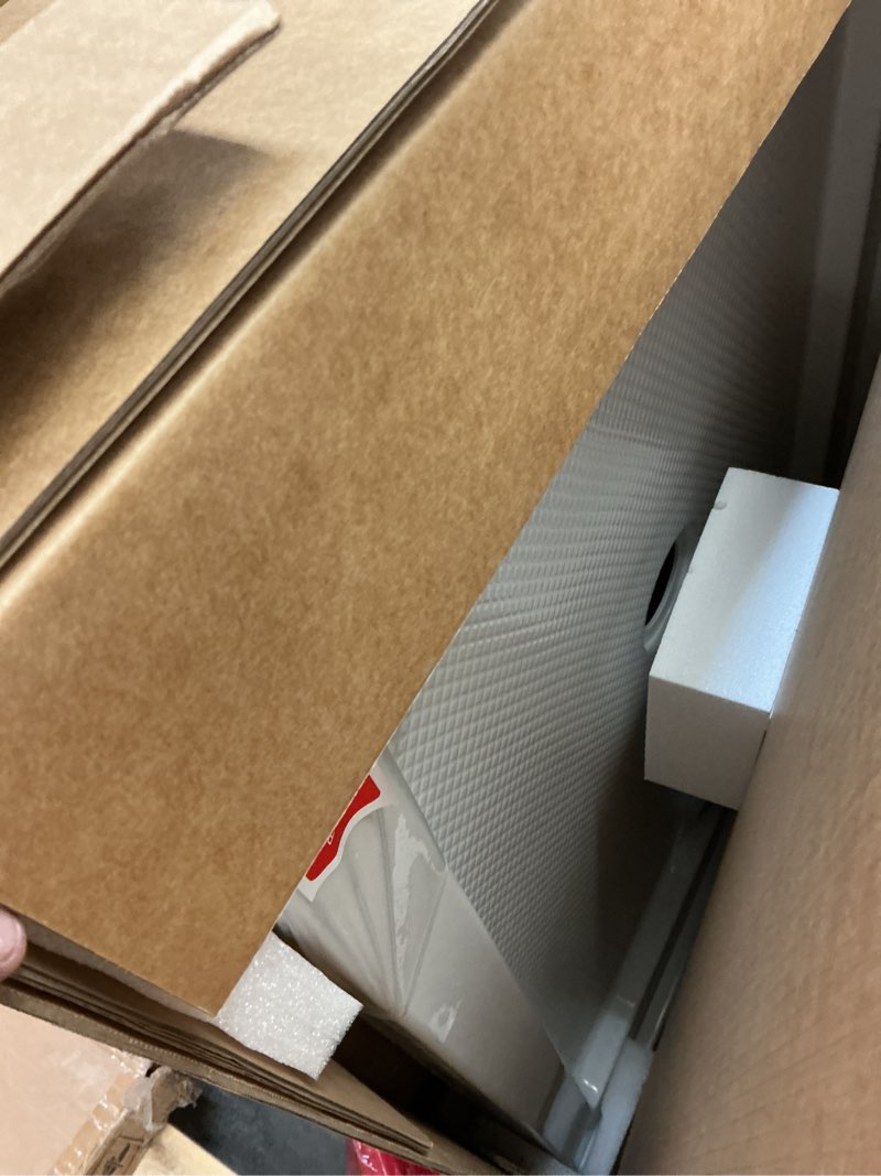 Condition photo showing Good Condition for DreamLine SlimLine 32 in. D x 48 in. W x 2 3/4 in. H Center Drain Single Threshold Shower Base in White, DLT-1132480 White 32 inch D x 48 inch W Center Drain