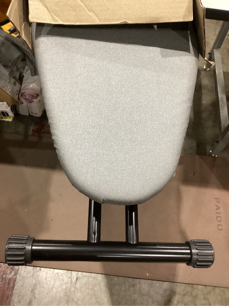 Condition photo showing Good Condition for jakeefud deluxe ironing board with heat resistant cover and thicken felt pad, heavy sturdy legs,full size hanger iron board,foldable (l-grey)