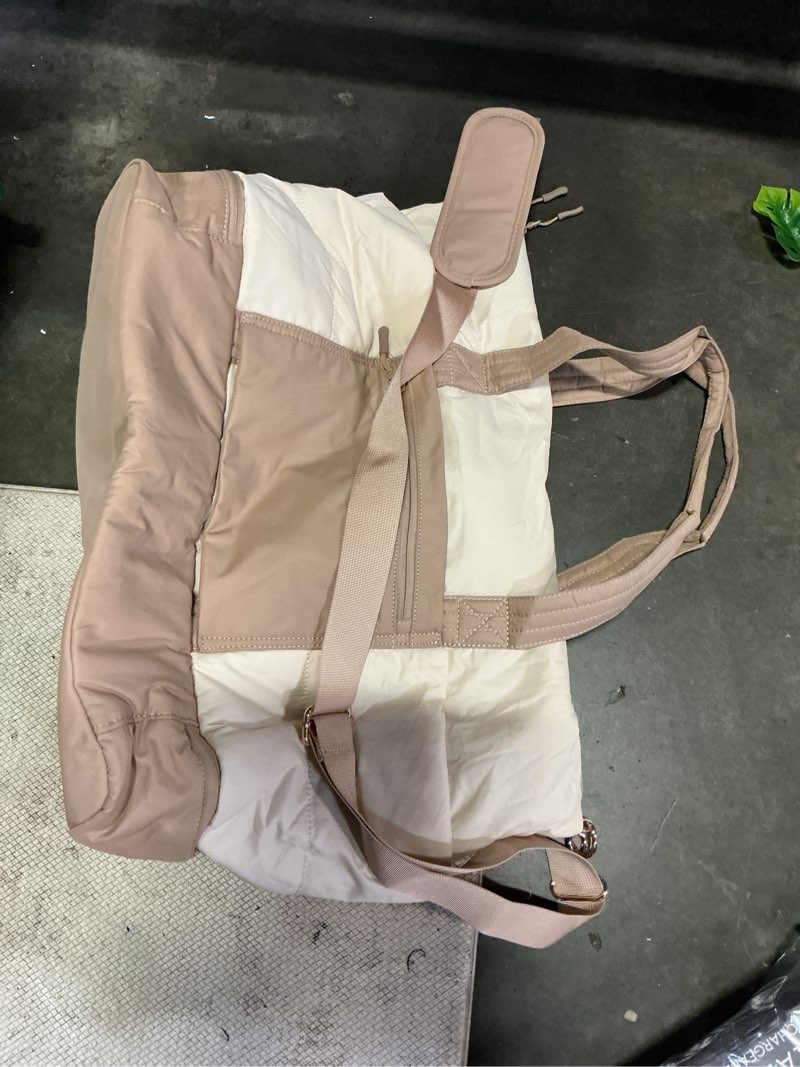 Condition photo showing Good Condition for lovevook color fullife wonderful world zerodis sports bags portable zipper closure large capacity gym bag for yoga women sports bag (white)