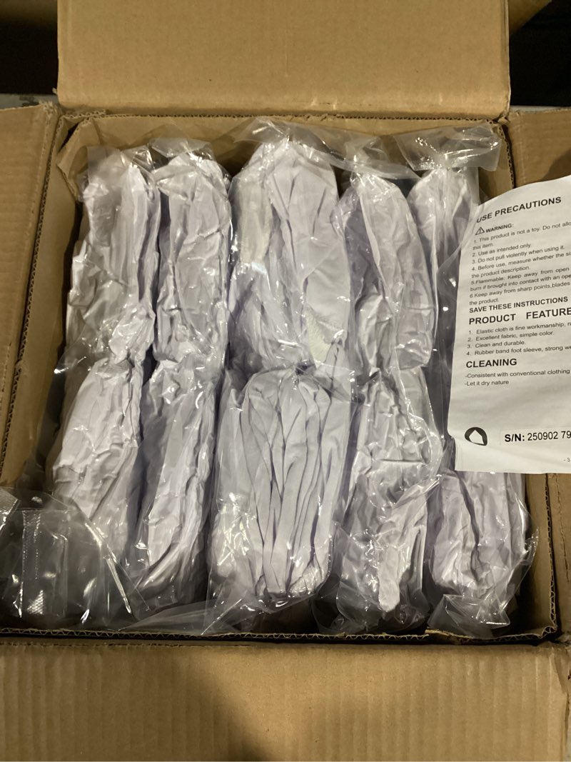 Condition photo showing Good Condition for vevor 50 pcs white chair covers polyester spandex chair cover stretch slipcovers for wedding party dining banquet flat-front chair covers 50pcs white-a