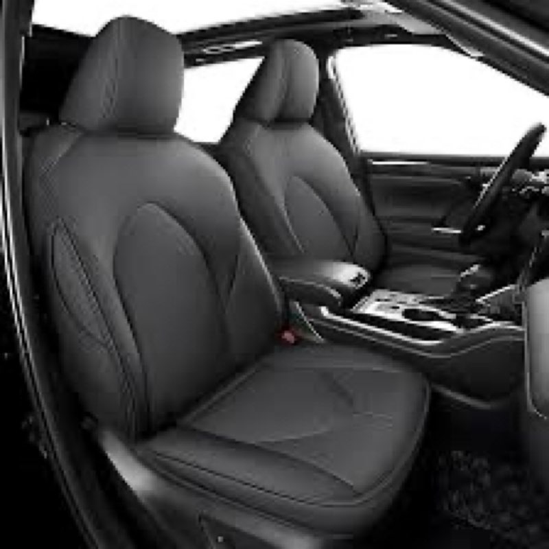 aomsazto custom fit seat covers for toyota highlander 2020 2021 2022 2023 2024 2025 2026- (three-row