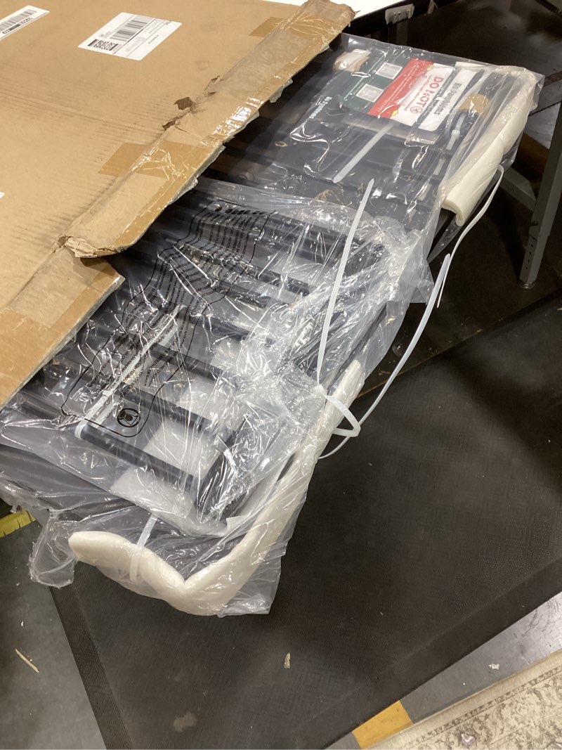 Condition photo showing New/Like New for No Pawblems 55" Extra Tall Pet Gate with Adjustable Cat Door, 29-43" Auto Close Dog Gate, NO Drilling Pressure Mounted for Doorways/Hallways, 1.37" Narrow Bar Spacing, Black Black - P 55" Tall, 29-43" Wide