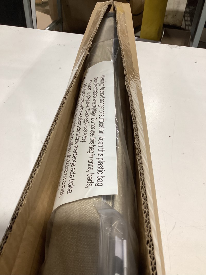 Condition photo showing New/Like New for 100% Blackout No Tools No Drill Cordless Roman Shades for Windows, Size 34 1/4" W × 48" H (for Windows 34.5" W × 48" H) Blackout - Beige Blackout - Beige 34.5" W × 48" H