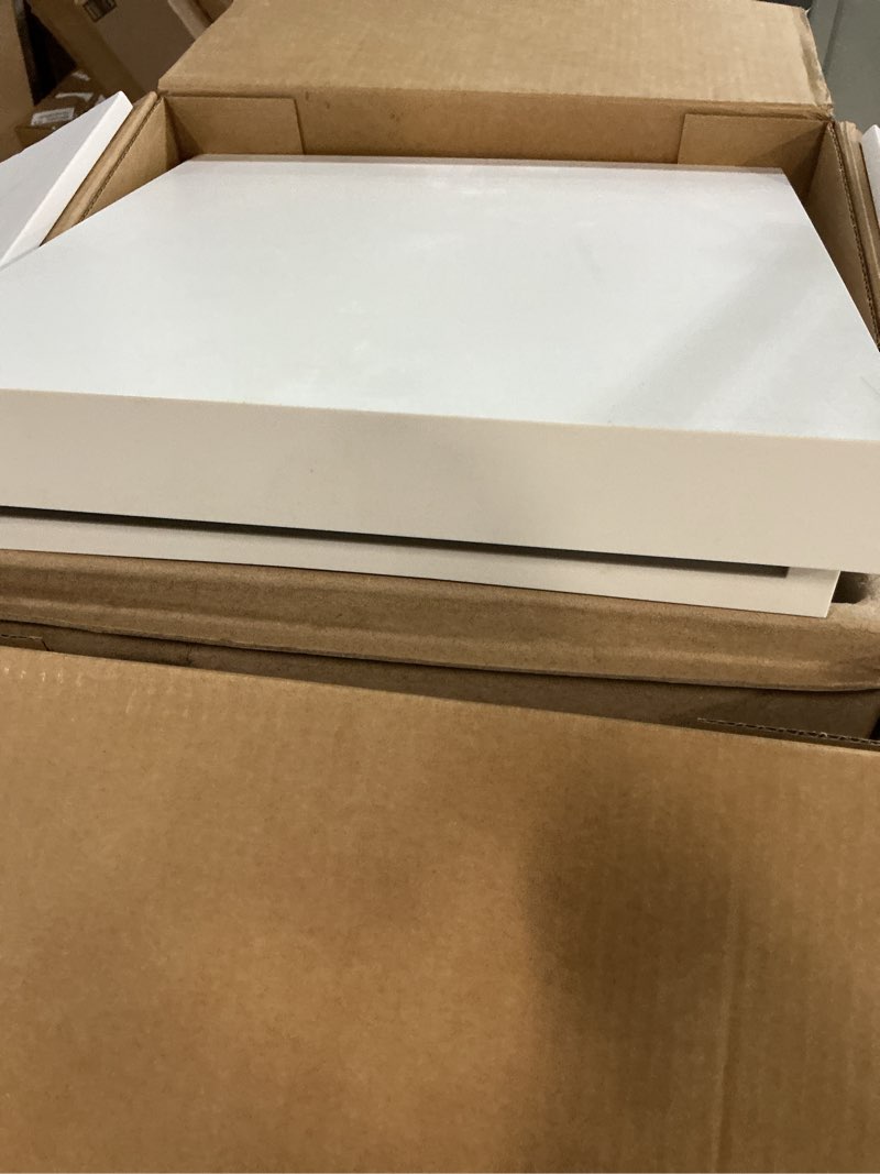 Condition photo showing As Is for KOHLER Atmo Bathroom Exhaust Fan With Light, Ceiling Vent for Bathroom, 13-7/8" X 13-7/8" Bathroom Fan with Light