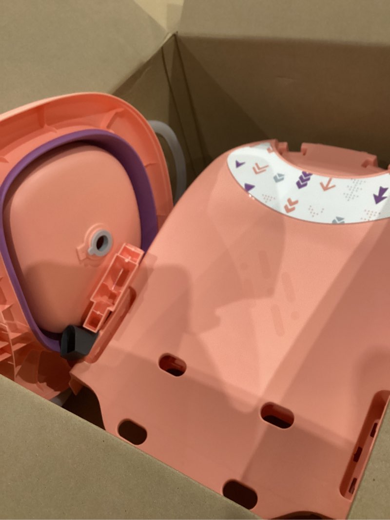 Condition photo showing Good Condition for hair washing station for kids children's shower seat adjustable children shampoo chair bath seat household foldable for 1 to 16 years old pink