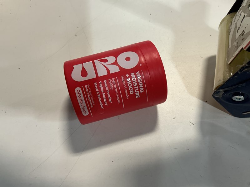 Condition photo showing New/Like New for Exp 3/5/27 O Positiv URO Vaginal Moisture & Mood – Formulated to Support Vaginal Moisture, Mood & Relaxation – with KSM-66® Ashwagandha, Ginkgo Biloba, Mucuna pruriens, and GABA – 30 Servings