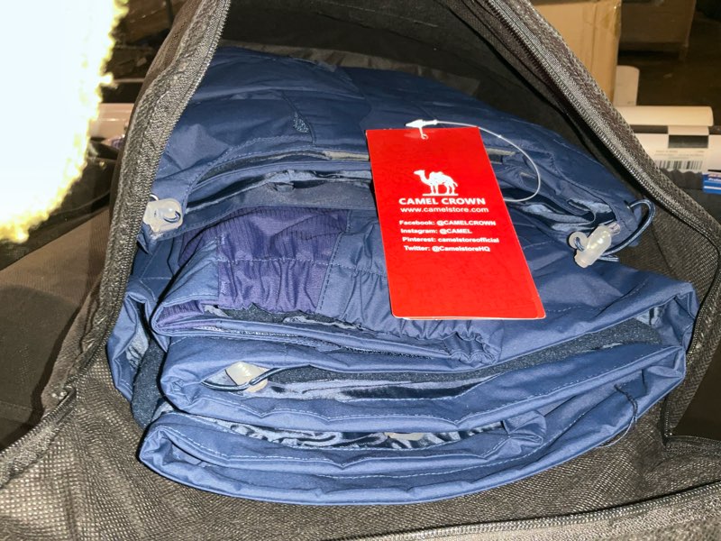 Condition photo showing Good Condition for CAMEL CROWN Women's Ski Jacket Waterproof 3 in 1 Winter Jacket Windproof Warm Fleece Hooded Snowboard Mountain Snow Coat Deep Blue Small