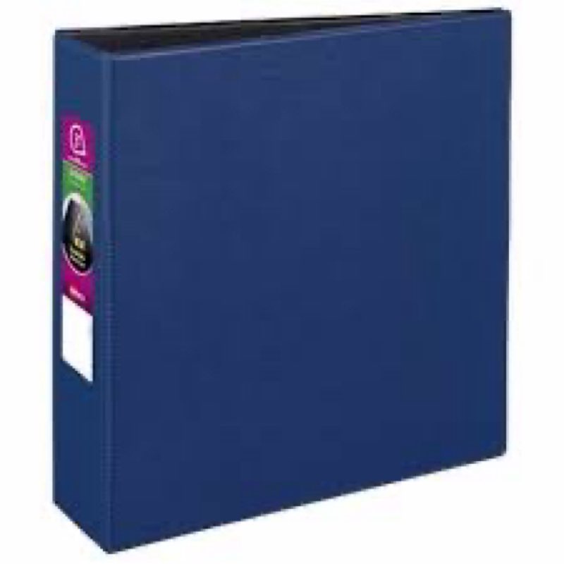 Blue binder