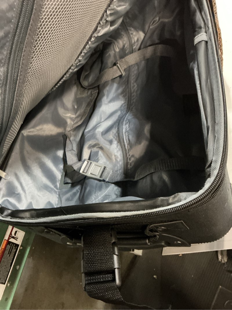 Condition photo showing Good Condition for travel select amsterdam softside expandable luggage with rolling wheels, navy, 21-inch carry-on 21-inch carry-on navy