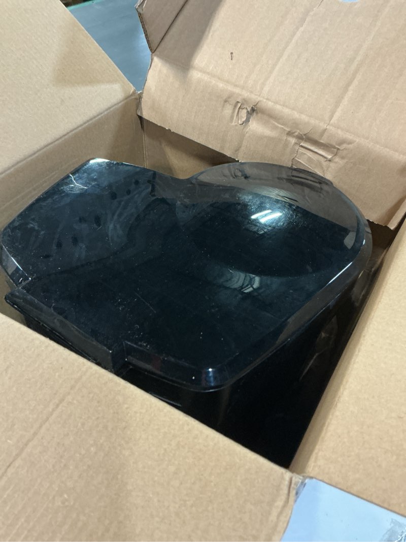 Condition photo showing As Is for BLACK+DECKER 12 Cup Thermal Programmable Coffee Maker with Brew Strength and VORTEX Technology, Black/Steel, CM2046S