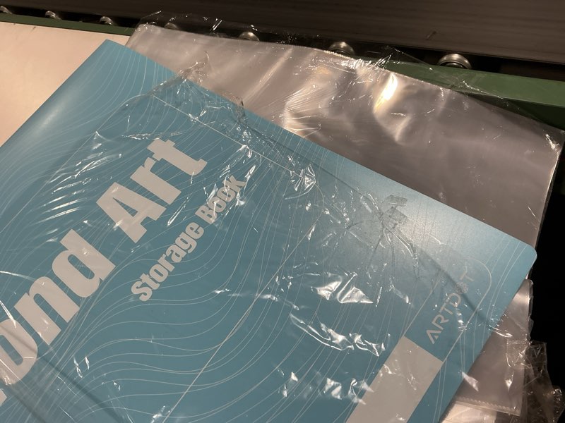 Condition photo showing As Is for ARTDOT A1 Storage Book for Diamond Painting Kits, Diamond Art Portfolio Folder for Diamond Painting Accessories with 13 Pockets, 26 Views Protectors (34x25.4inches) A1:34x25.6 inches