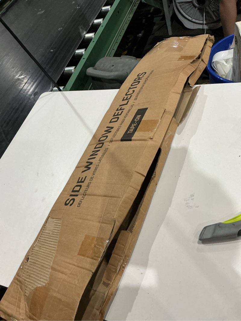 Condition photo showing As Is for window visors rain guards for 2015-2026 ford f150 supercrew, out-channel sun rain shades window vent deflectors for 2017-2026 f-150 raptor f250 f350 f450 f550 super duty crew cab, for full-size cabs