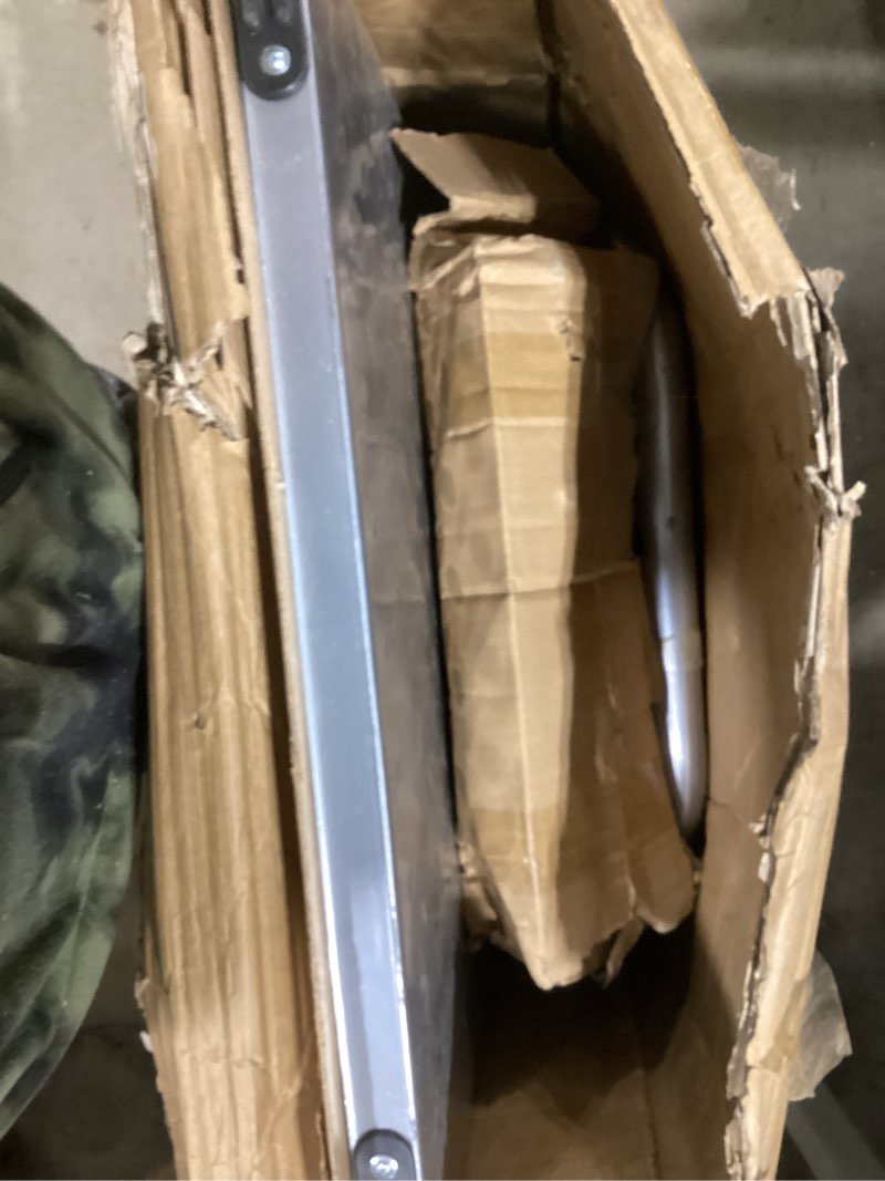 Condition photo showing Good Condition for Heavy Duty Folding Hand Truck Dolly, 2200 lbs Capacity Moving Platform Cart with Brake and 6" 360° Swivel Wheels, Portable Foldable Push Cart for Transport 36" x 24"-2000lbs 4 wheels